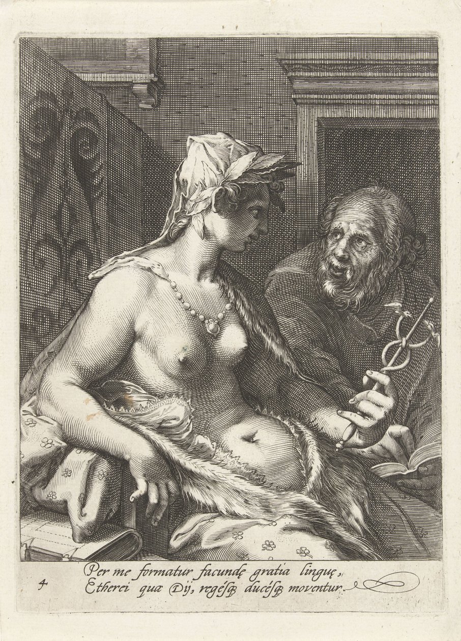 Retorika The Seven Liberal Arts (sorozat címe) alkotó: Cornelis Jacobsz. Drebbel