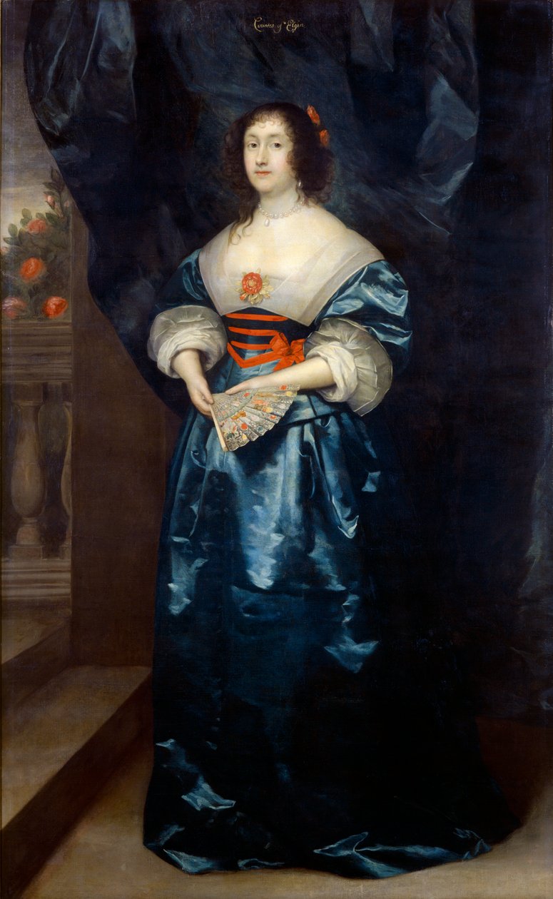 Diana Cecil, Elgin grófnője, 1638 alkotó: Cornelis Janssens van Ceulen
