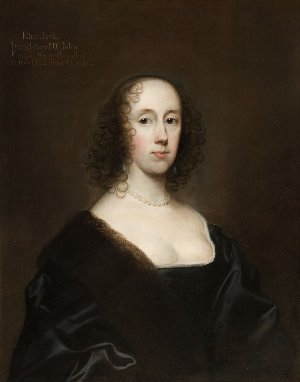 Erzsébet Holte nincs király portréja, 1636. alkotó: Cornelis Janssens van Ceulen