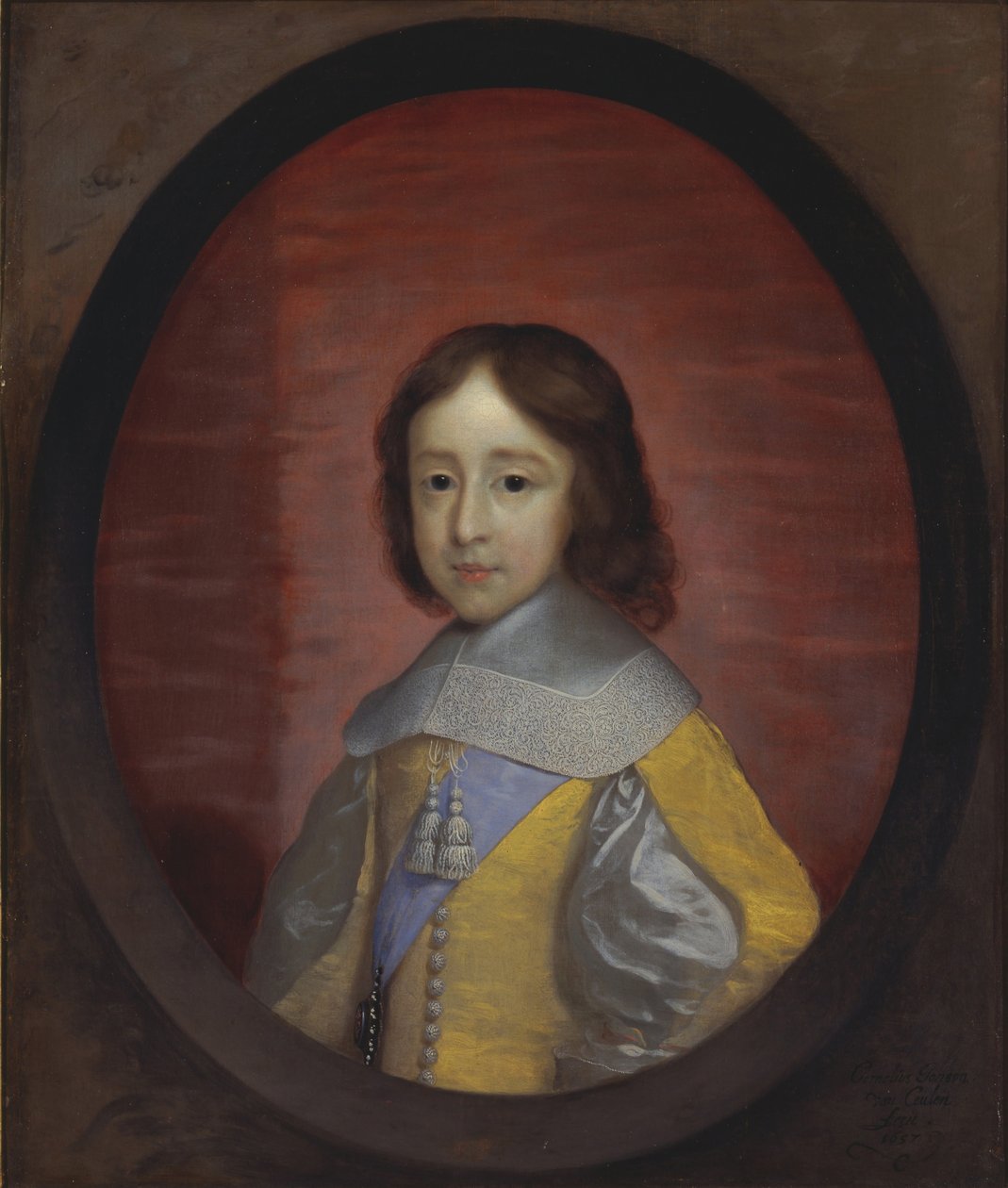 III. Vilmos, Orange hercege 1650-1702, gyermekként, 1657 alkotó: Cornelis Janssens van Ceulen
