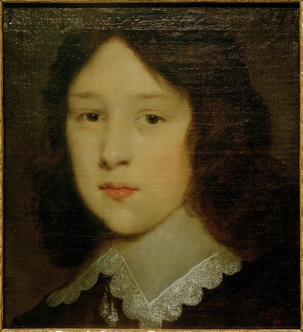 Egy fiatal férfi portréja alkotó: Cornelis Johnson van Keulen