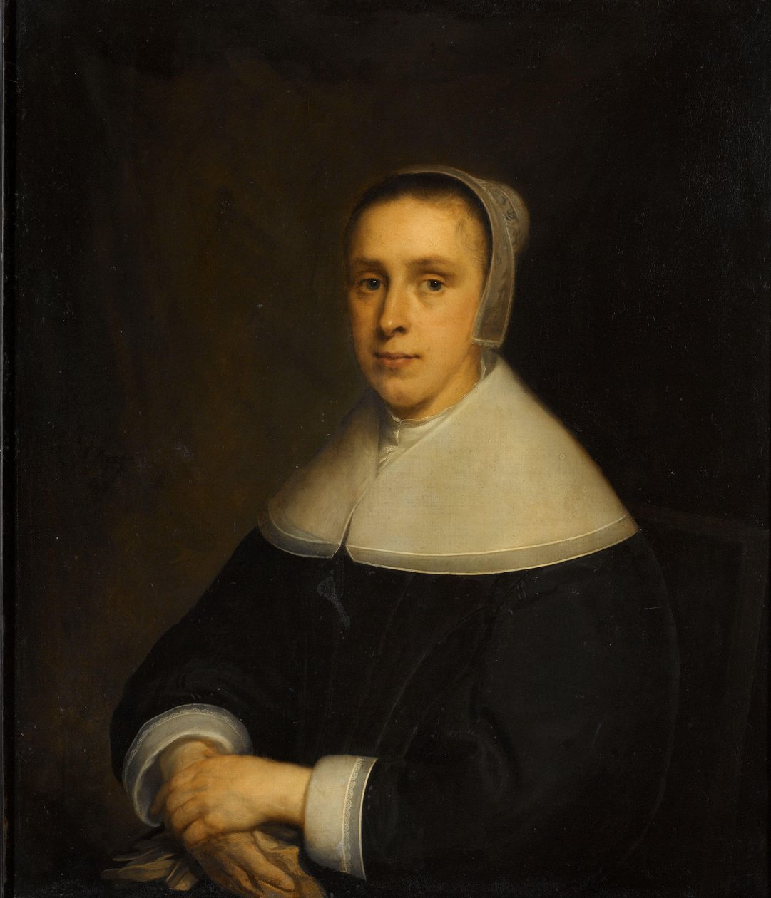 Elisabeth Vervoorn (1617-57) portréja Elisabeth Vervoorn (1617-73), Johan van Someren feleségének portréja alkotó: Cornelis Jonson van Ceulen (I)