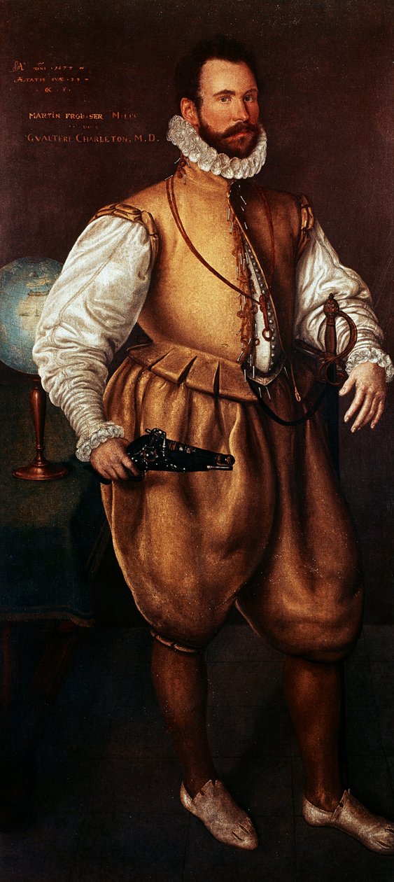 Martin Frobisher portréja, 1577 körüli (olaj, vászon) alkotó: Cornelis Ketel
