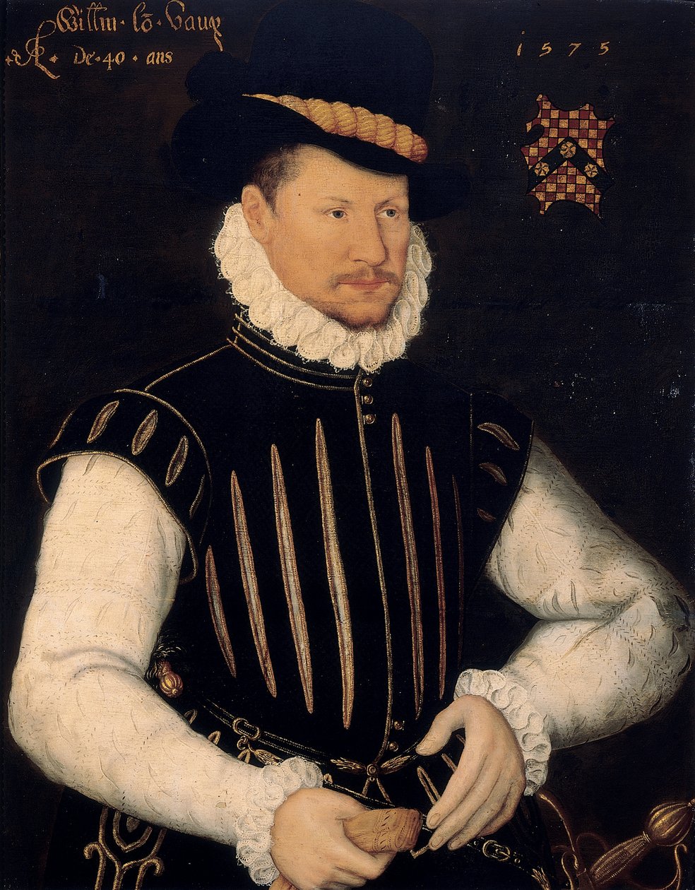 Egy úriember portréja, 1575 alkotó: Cornelis Ketel