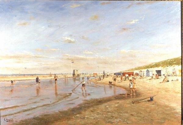 Evezés apálykor alkotó: Cornelis Koppenol