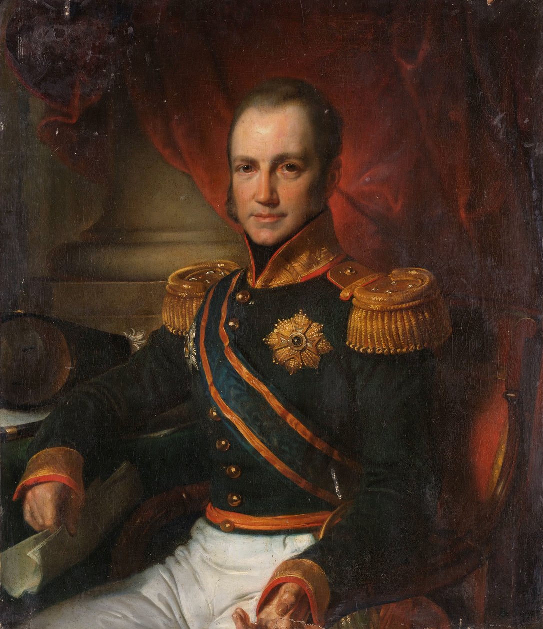 Godart Alexander Gerard Philip, báró van der Capellen, Holland Kelet-India főkormányzójának portréja alkotó: Cornelis Kruseman