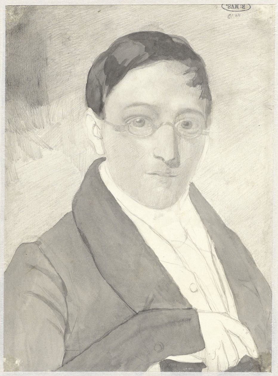 Szemüveges úr portréja alkotó: Cornelis Kruseman