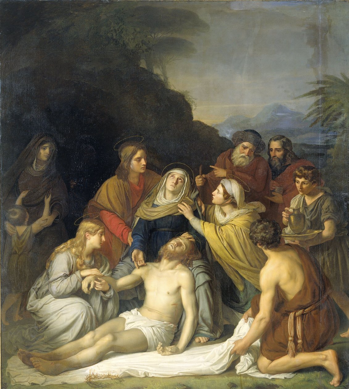 A sírbatétel alkotó: Cornelis Kruseman