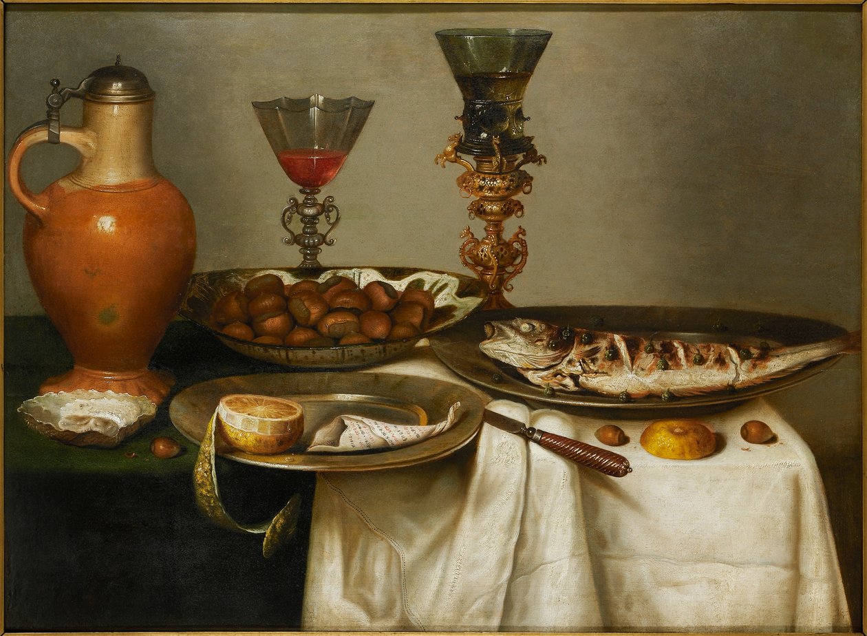 Reggeli, 1638. alkotó: Cornelis Mahu