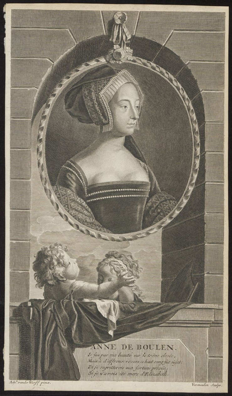 Boleyn Anne, 1697 alkotó: Cornelis Martinus Vermeulen