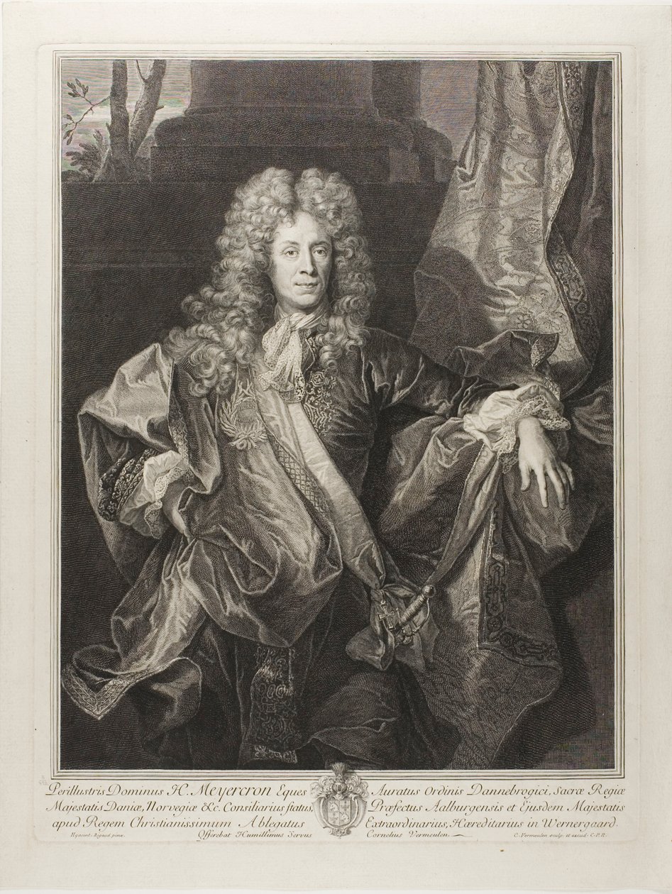 Henning Meyercron portréja alkotó: Cornelis Martinus Vermeulen
