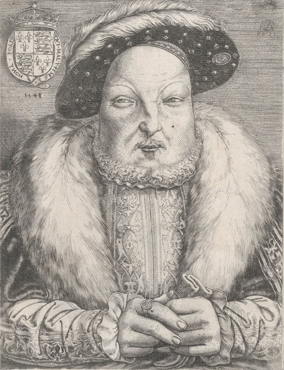 Henrik portréja, kb. 1547. alkotó: Cornelis Massys
