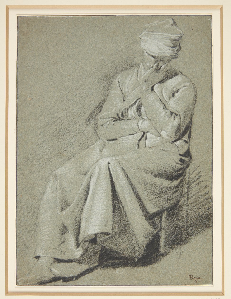 Ülő nő alkotó: Cornelis Pietersz Bega