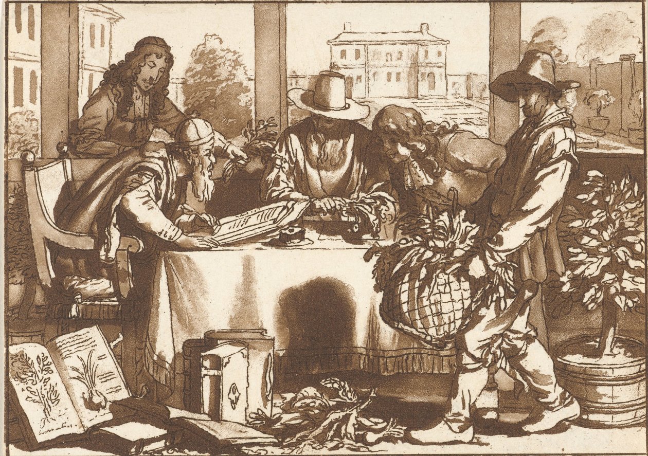 botanikus alkotó: Cornelis Ploos van Amstel (signed by artist)