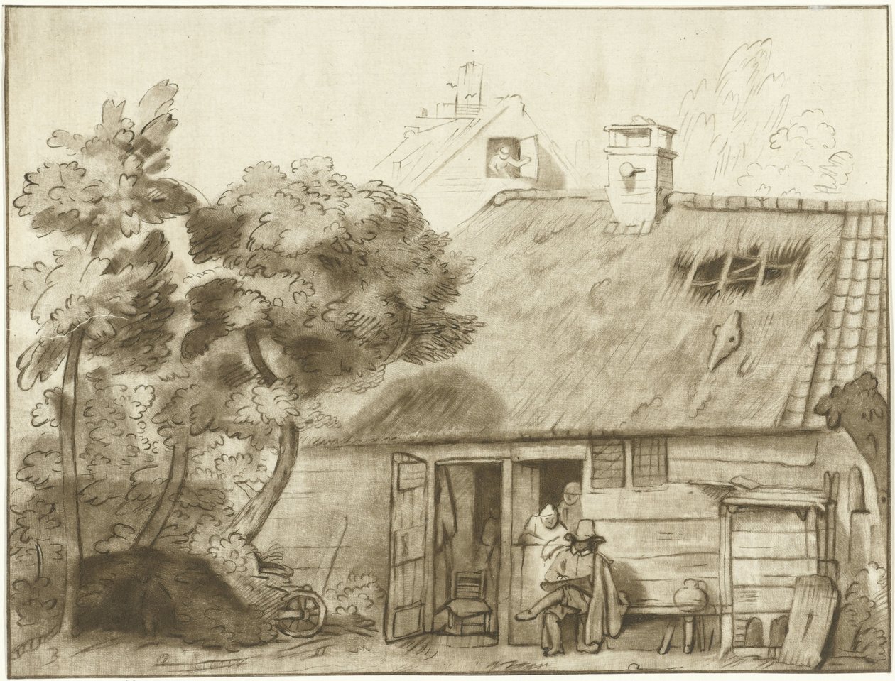 Készítő a gazdaság számára alkotó: Cornelis Ploos van Amstel (signed by artist)