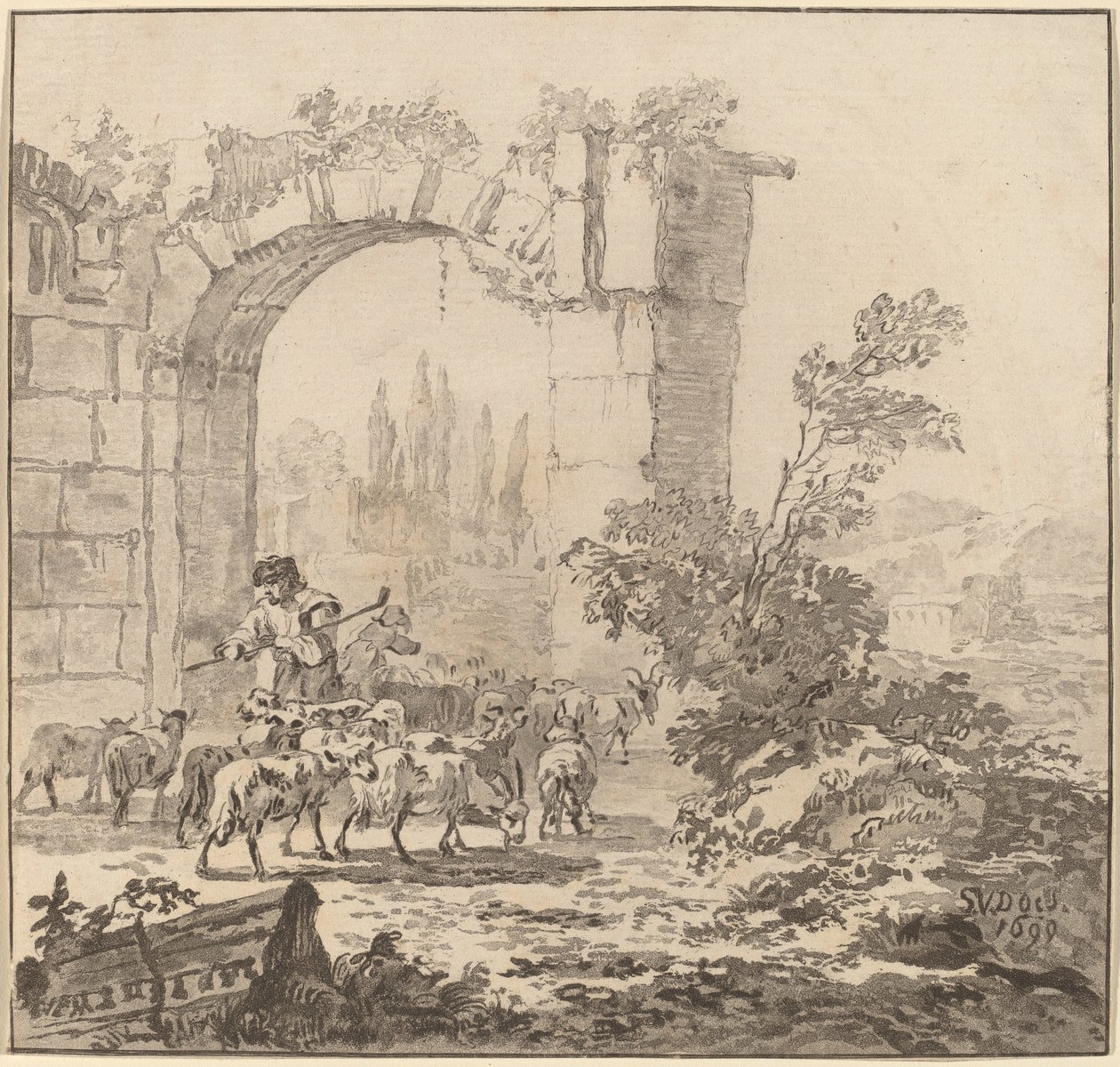 Kecskenyája alkotó: Cornelis Ploos van Amstel