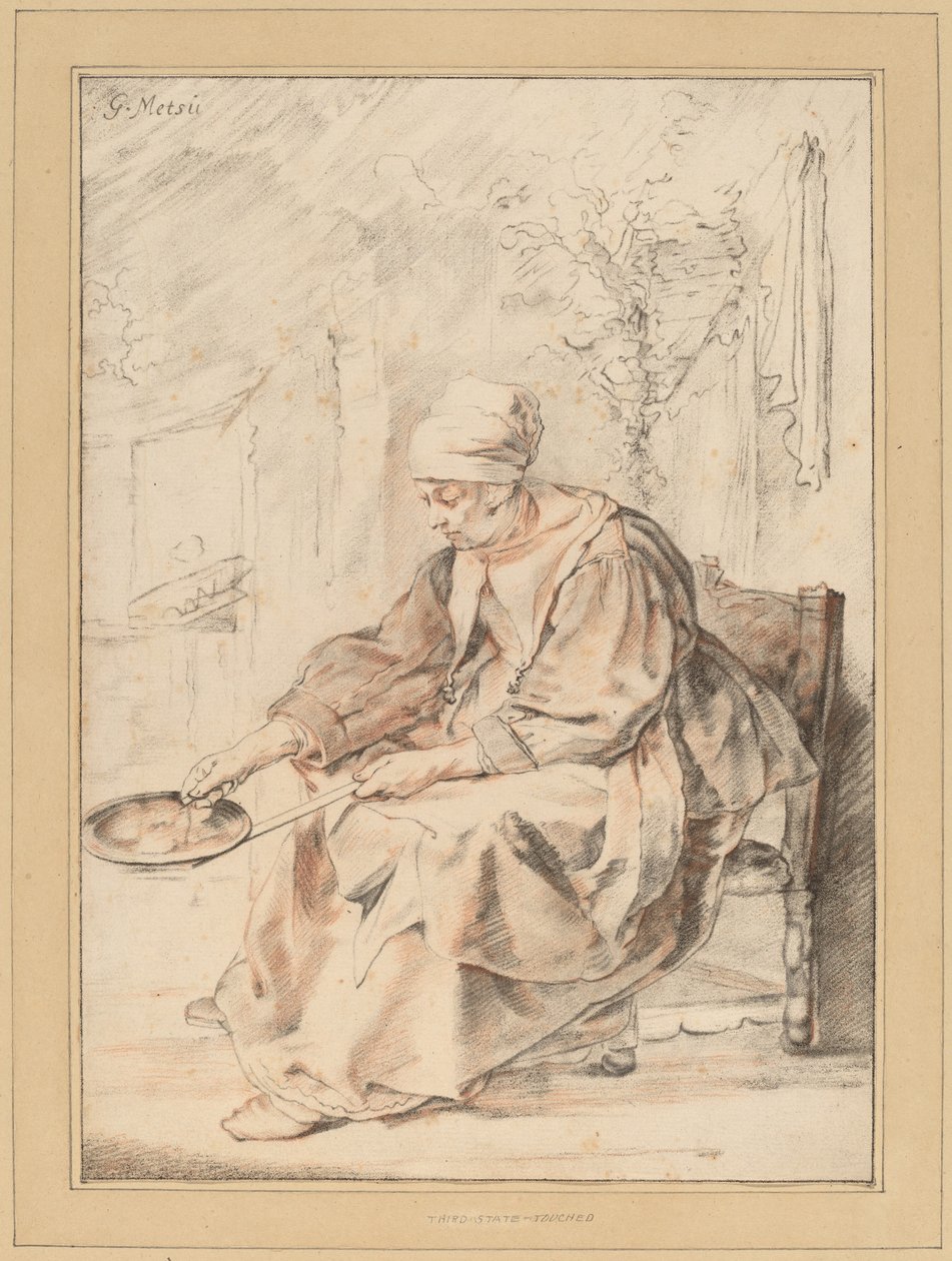 Palacsinta nő alkotó: Cornelis Ploos van Amstel