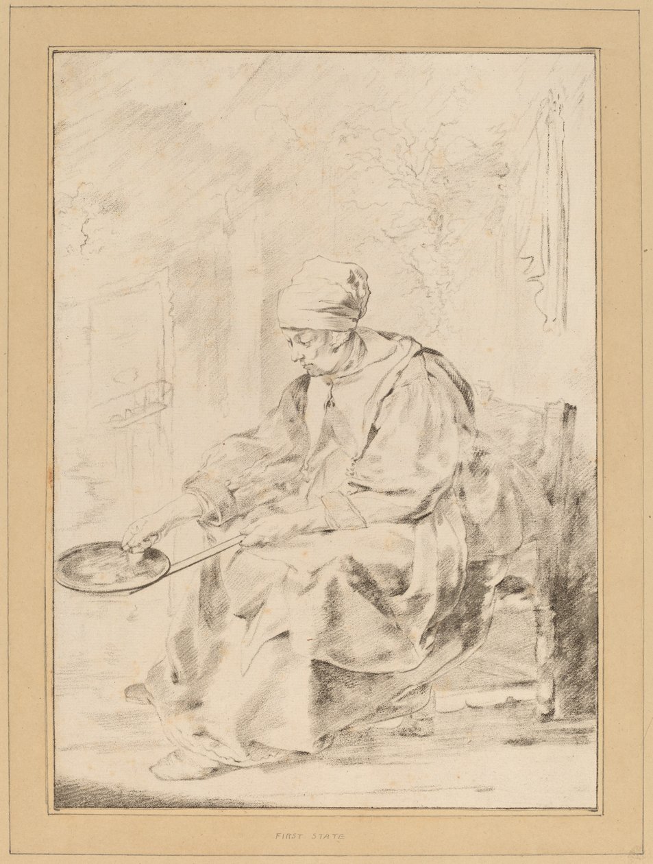 Palacsinta nő alkotó: Cornelis Ploos van Amstel