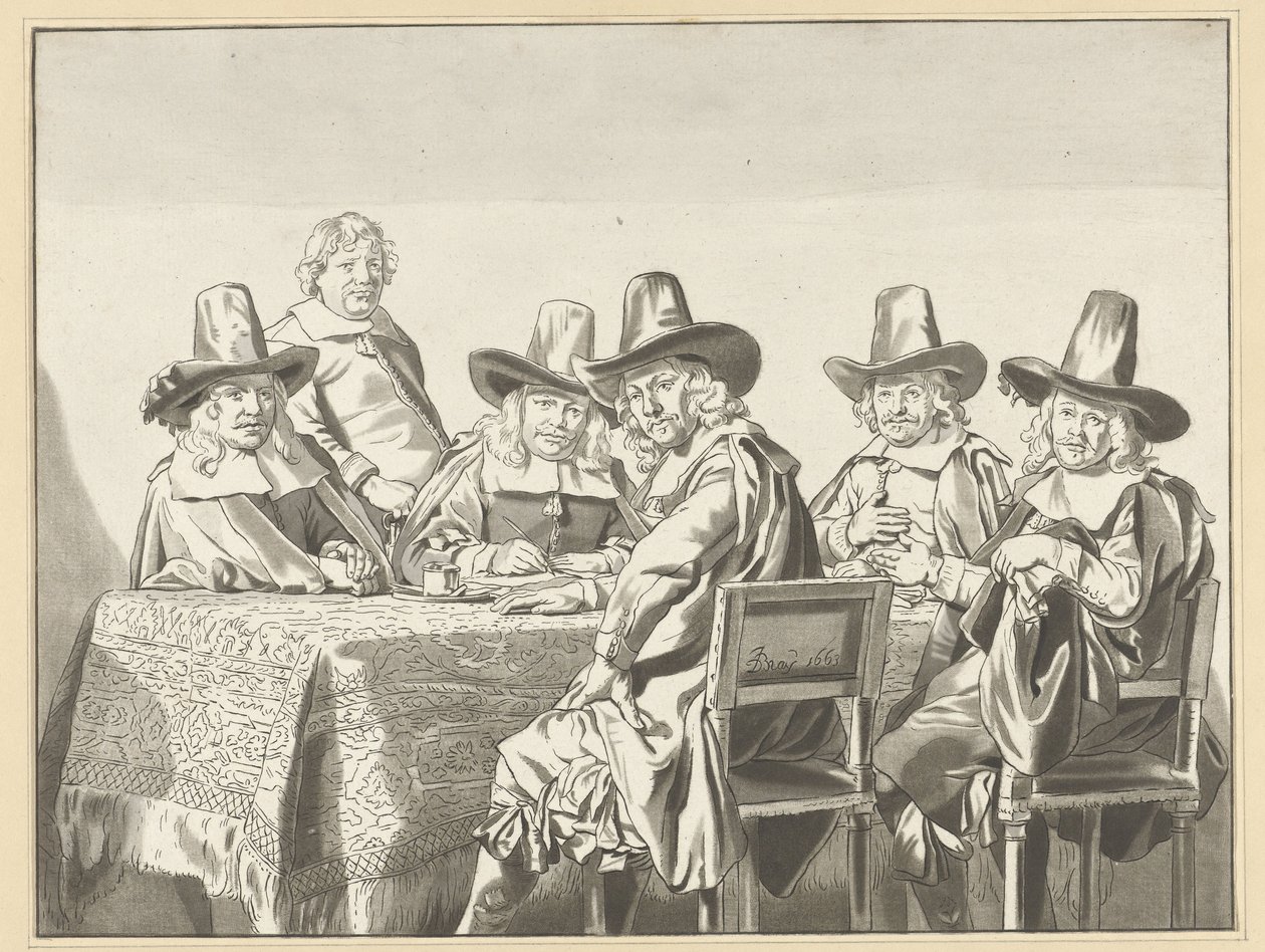 A haarlemi árvaház régensei alkotó: Cornelis Ploos van Amstel