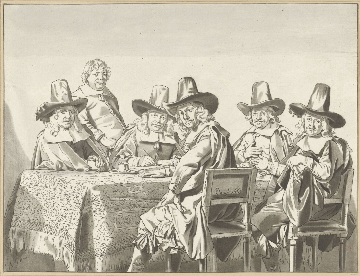 A haarlemi árvaház régensei alkotó: Cornelis Ploos van Amstel
