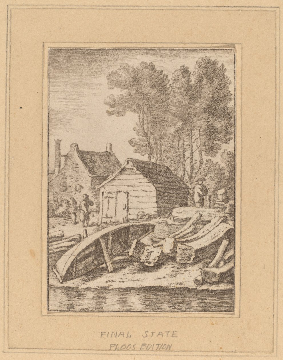 Hajógyár, 1761, megjelent 1765. alkotó: Cornelis Ploos van Amstel