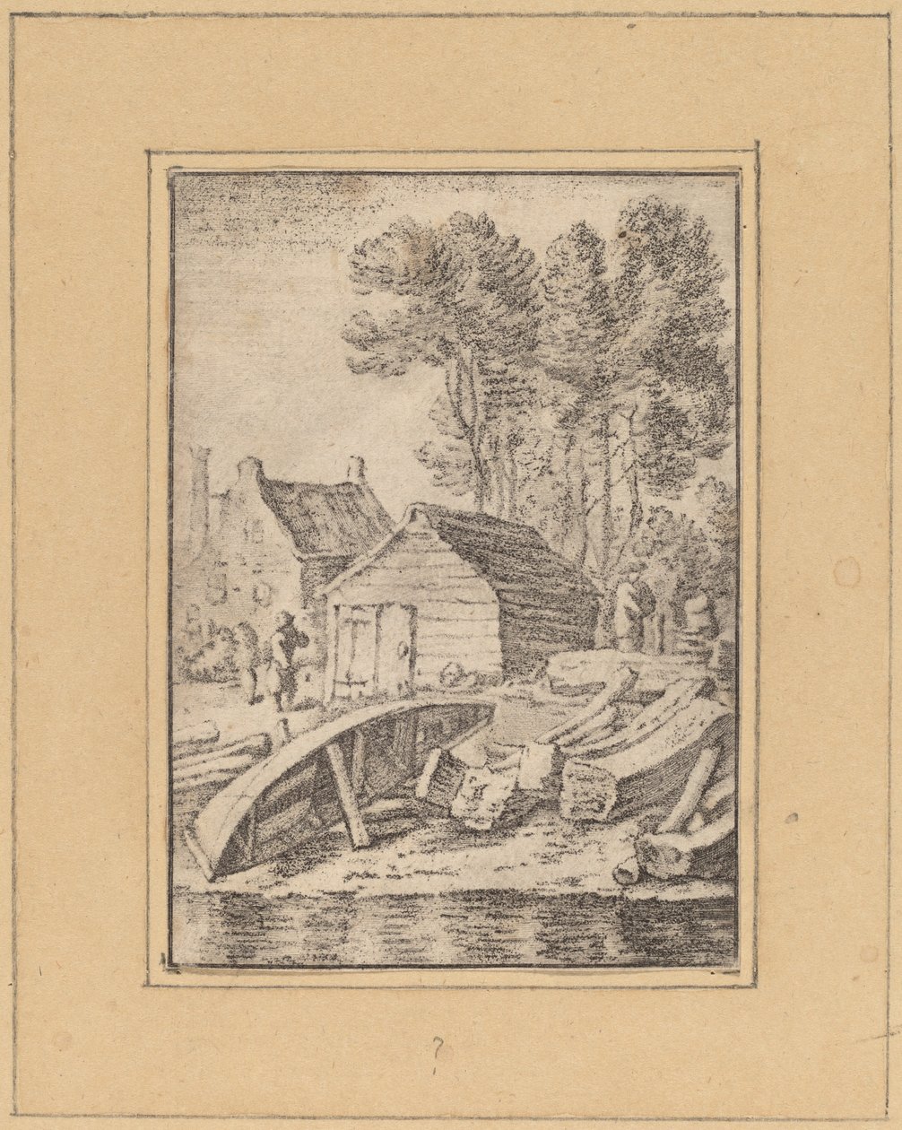 Hajógyár, 1761, megjelent 1765. alkotó: Cornelis Ploos van Amstel