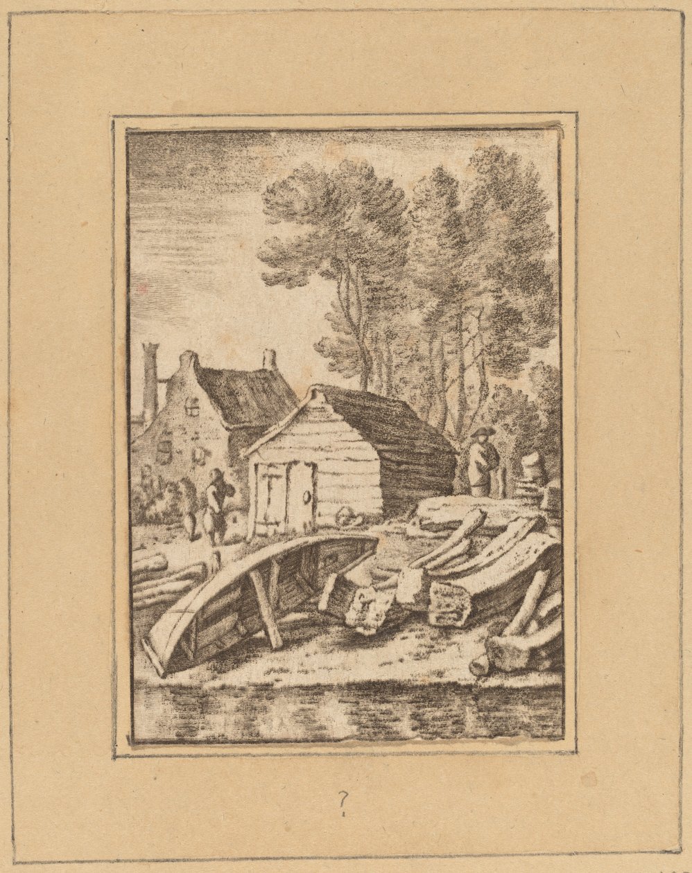 Hajógyár, 1761, megjelent 1765. alkotó: Cornelis Ploos van Amstel