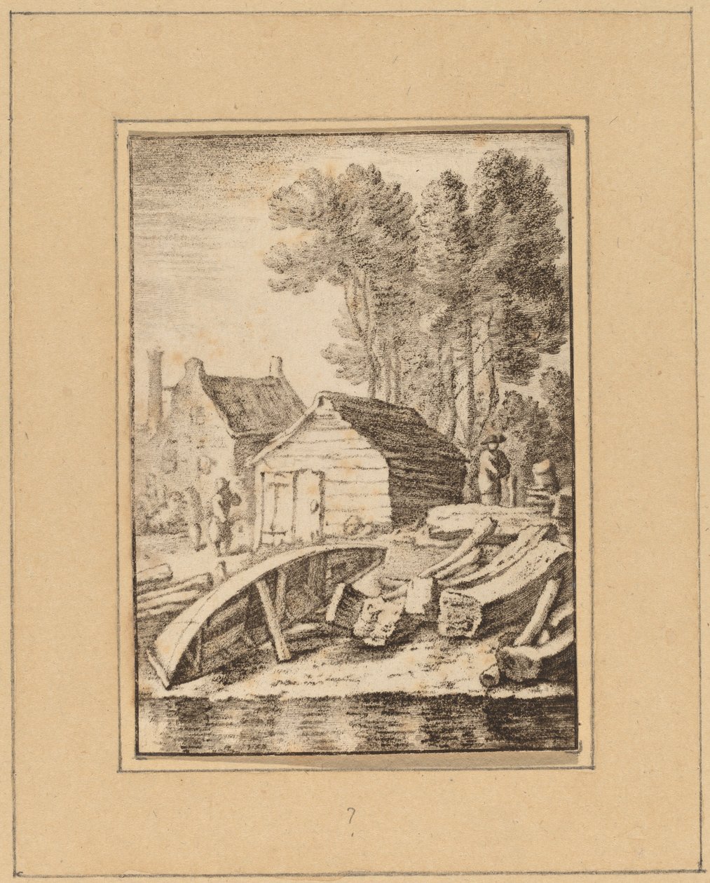 Hajógyár, 1761, megjelent 1765. alkotó: Cornelis Ploos van Amstel