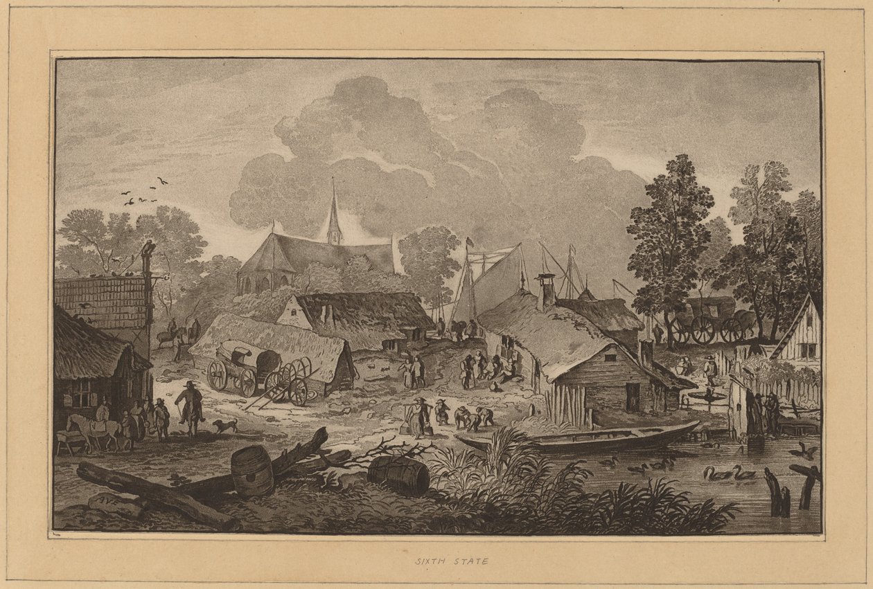 Falu tóval alkotó: Cornelis Ploos van Amstel