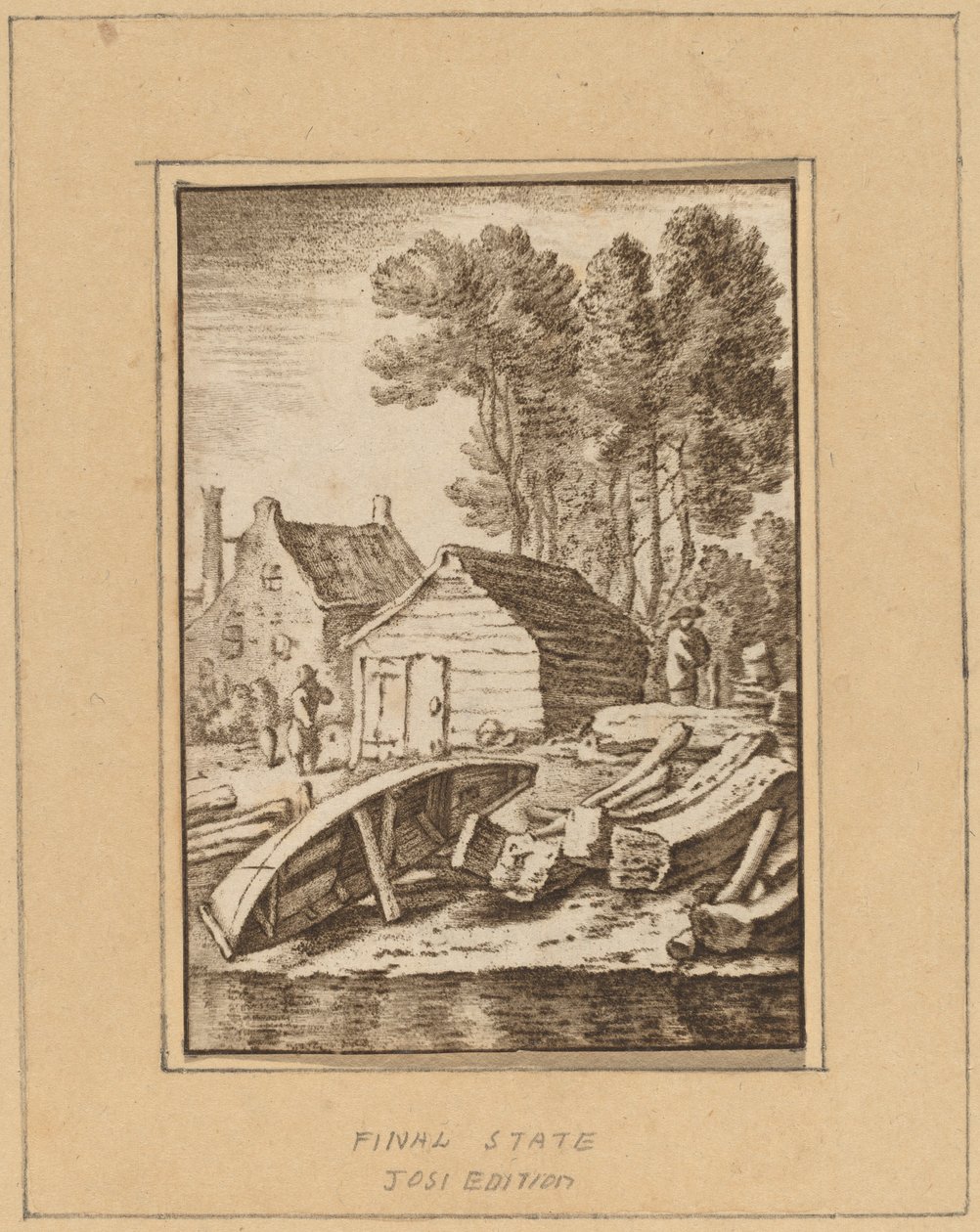 Hajógyár alkotó: Cornelis Ploos van Amstel after Herman Saftleven
