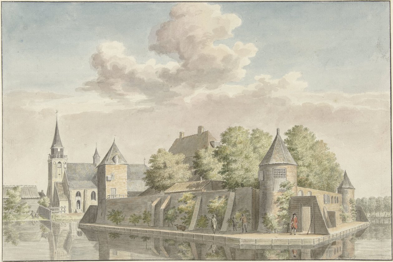 A Hof van Putten és a Geervliet templom alkotó: Cornelis Pronk (possibly)