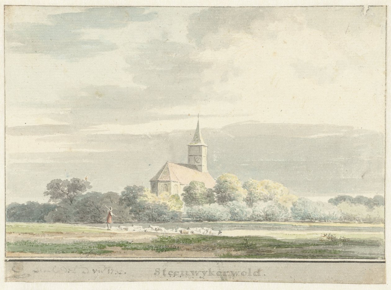Kilátás Steenwijkerwoldra alkotó: Cornelis Pronk