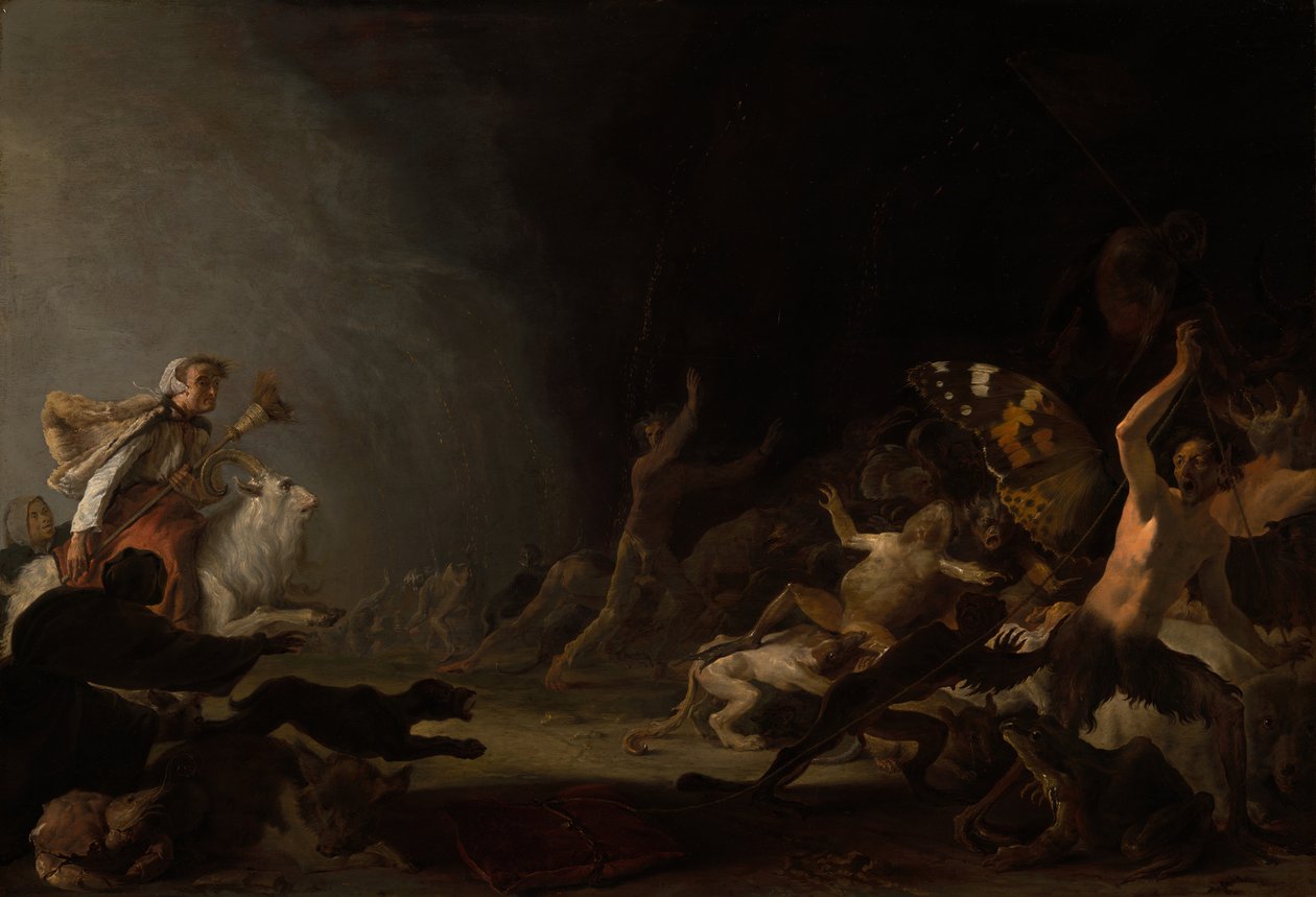 A Boszorkányok szombatja, kb. 1650. alkotó: Cornelis Saftleven