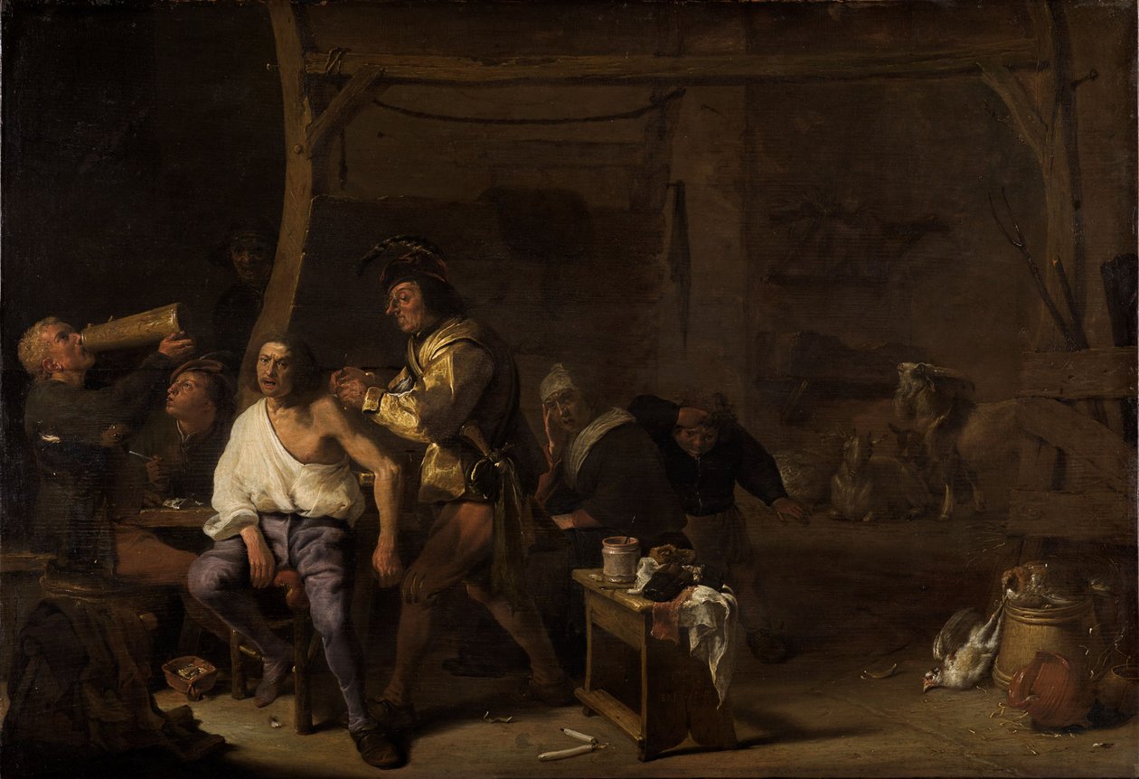 Vállműtét alkotó: Cornelis Saftleven