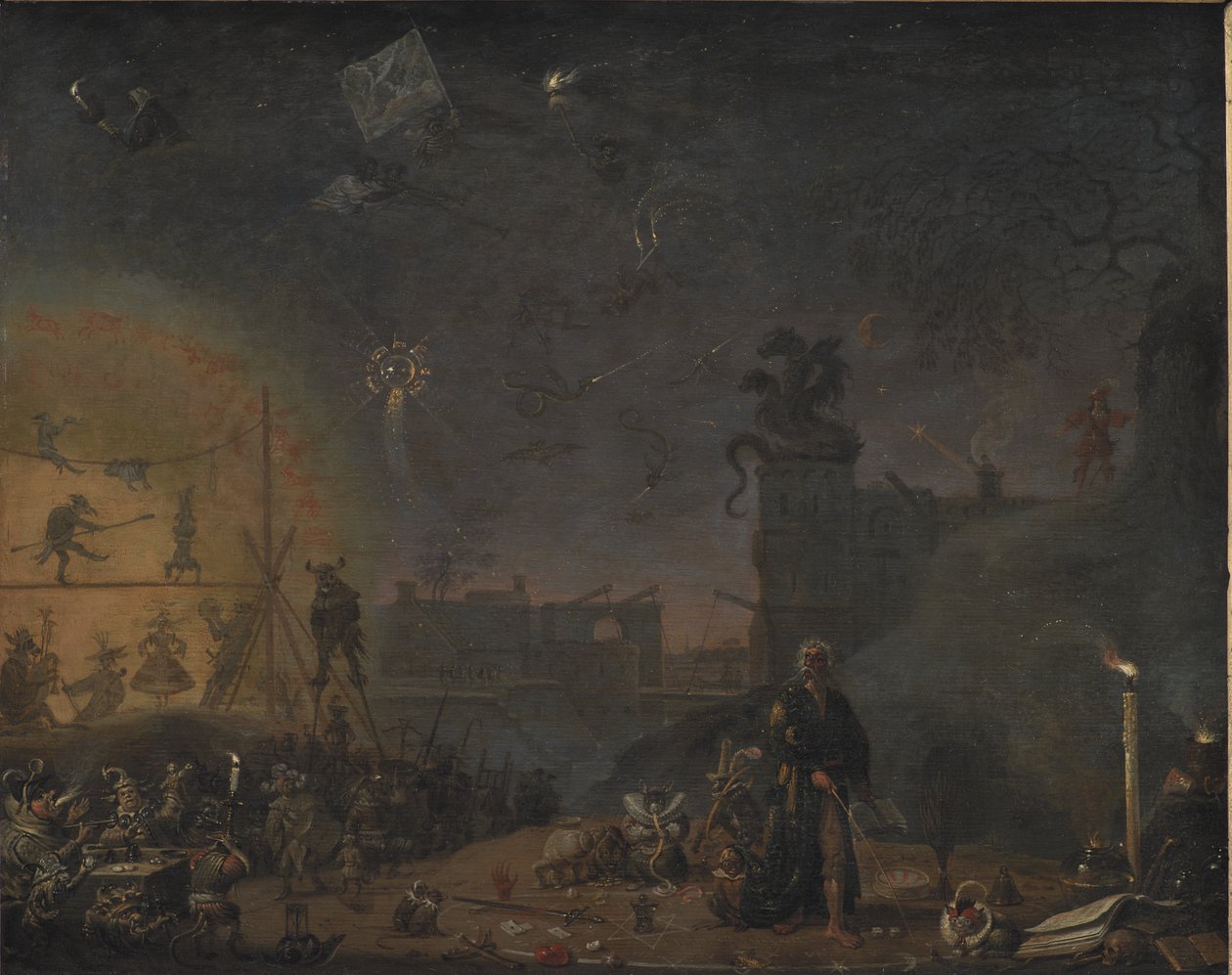 A vasárnapi gyermek látomása alkotó: Cornelis Saftleven