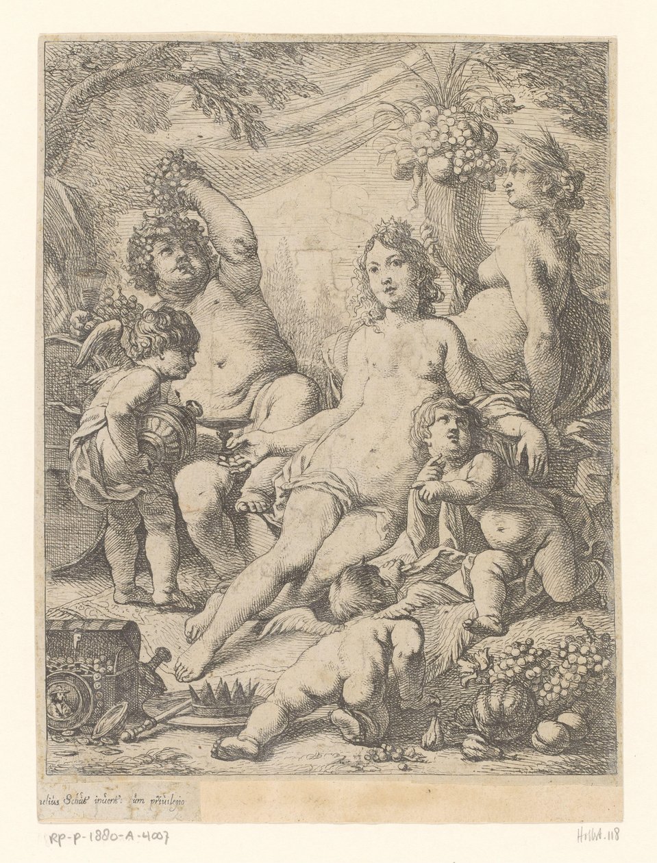 Bacchus, Vénusz és Ceres alkotó: Cornelis Schut (I)