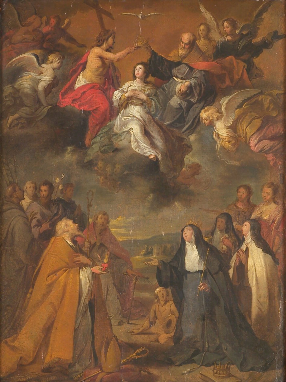A Szűz koronázása alkotó: Cornelis Schut