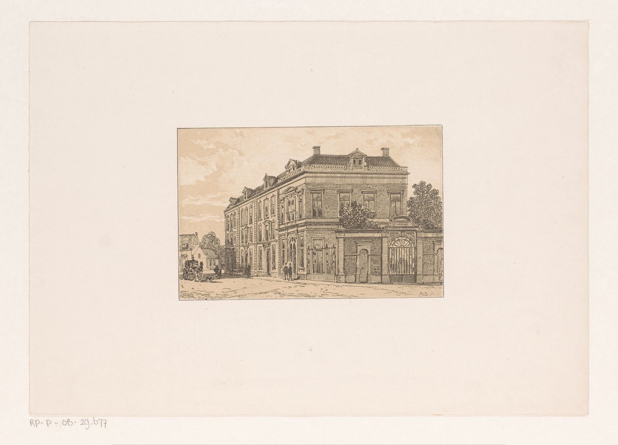 Tizennyolcadik századi háztömb alkotó: Cornelis Springer (possibly)