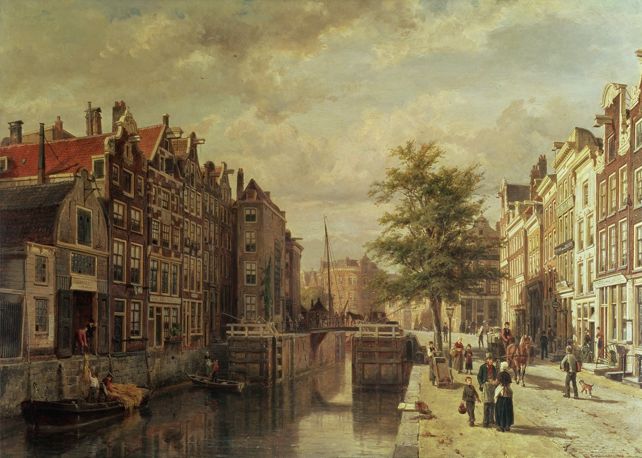 A Mártír-csatorna alkotó: Cornelis Springer