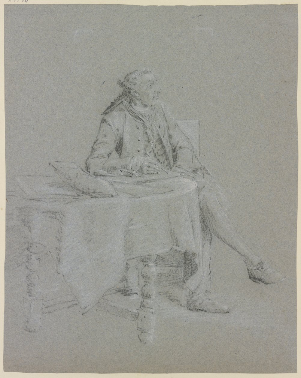 Az asztalnál ülő lovag alkotó: Cornelis Troost