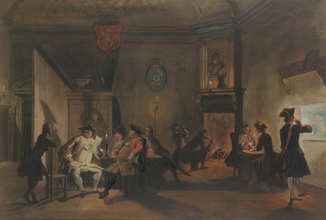 Belső katonai tisztekkel alkotó: Cornelis Troost