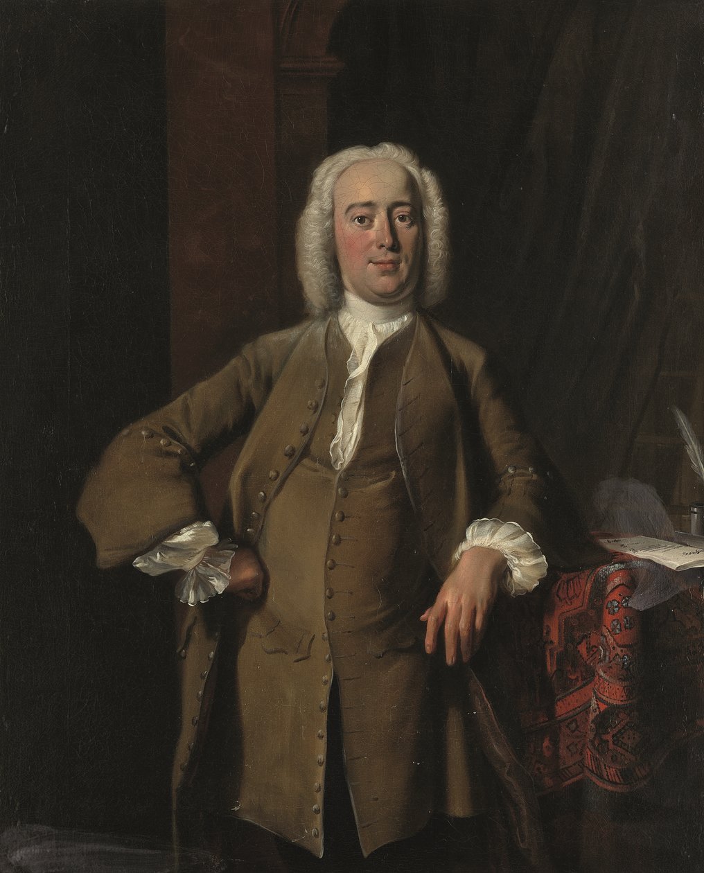 Egy hagyományosan Philips Zweertsként azonosított úriember portréja (1704-1774) alkotó: Cornelis Troost