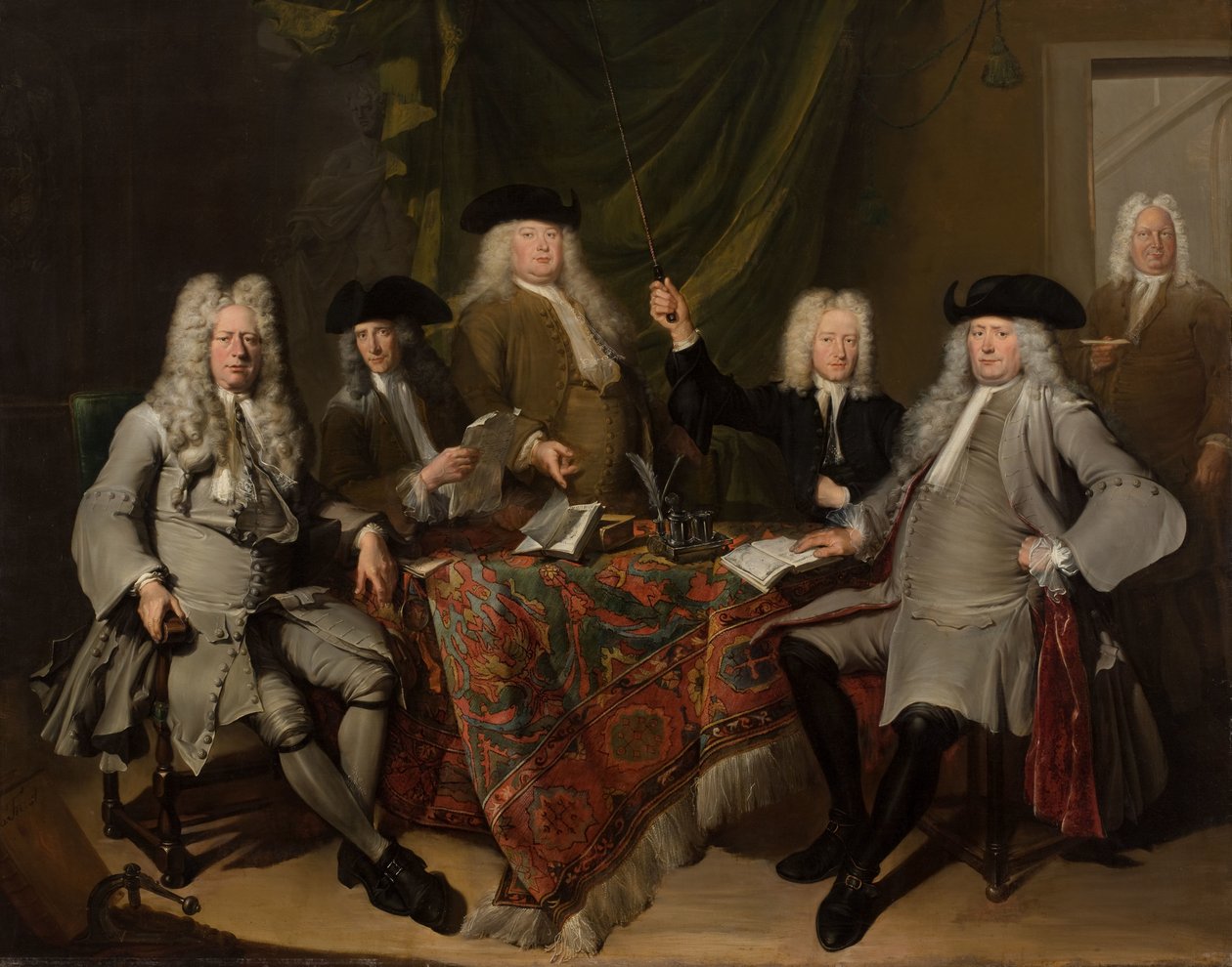 A Collegium Medicum felügyelőinek portréja A Collegium Medicum felügyelőinek portréja alkotó: Cornelis Troost