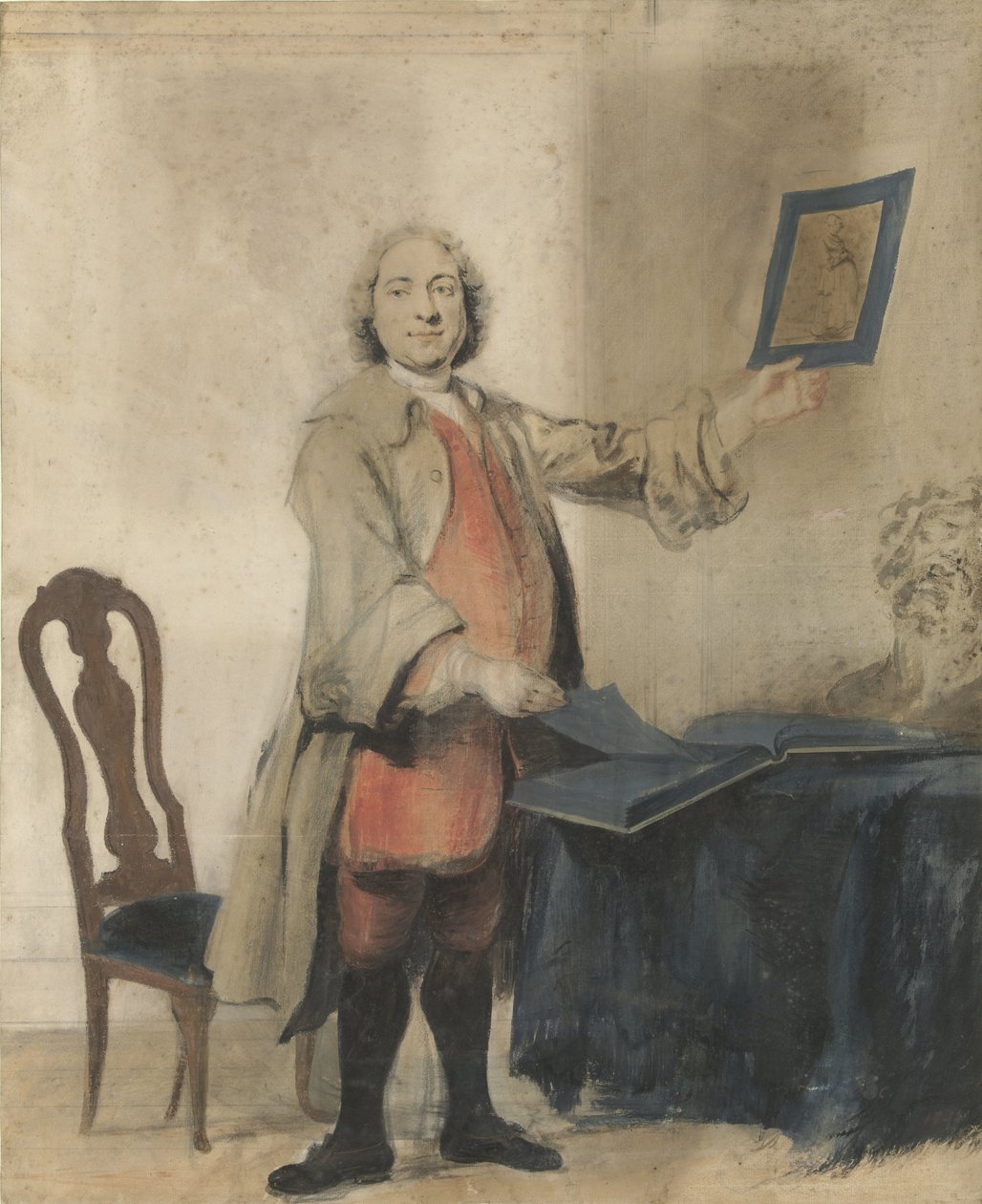 Cornelis Bouman portréja alkotó: Cornelis Troost