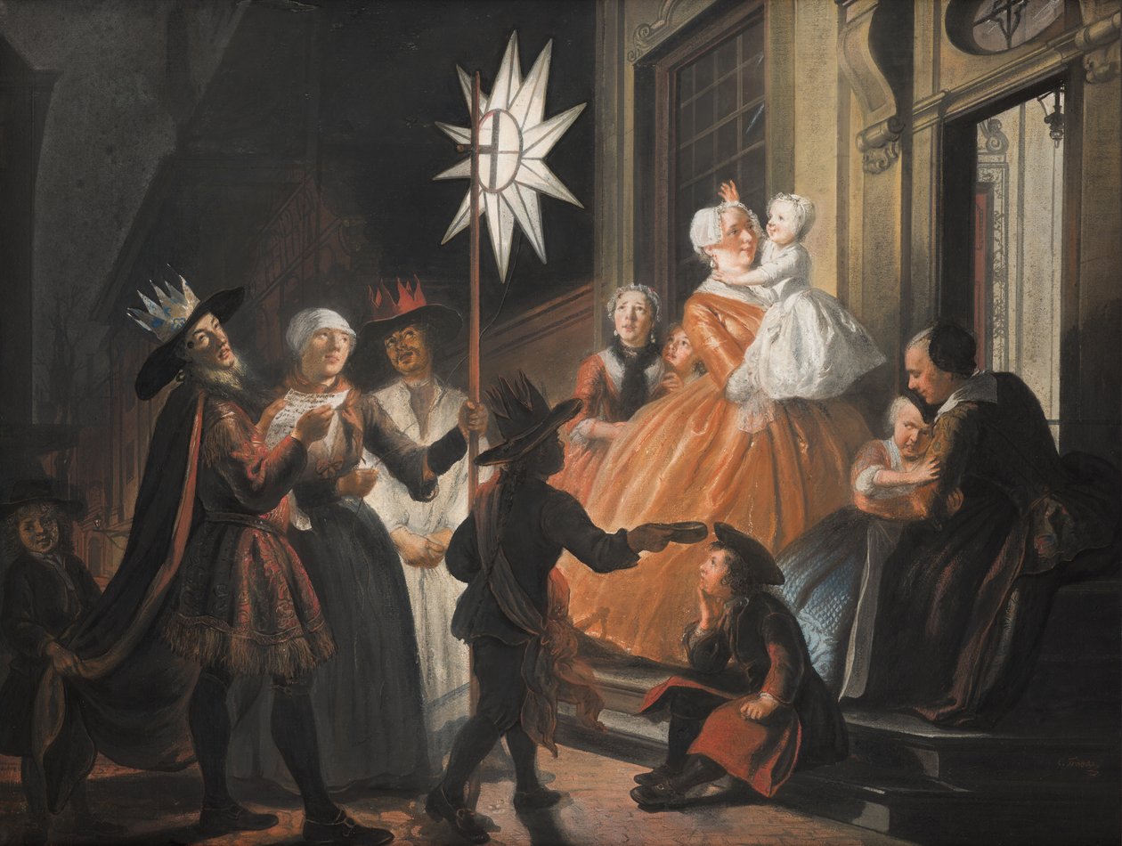 Ének a csillag körül a tizenkettedik éjszakán alkotó: Cornelis Troost