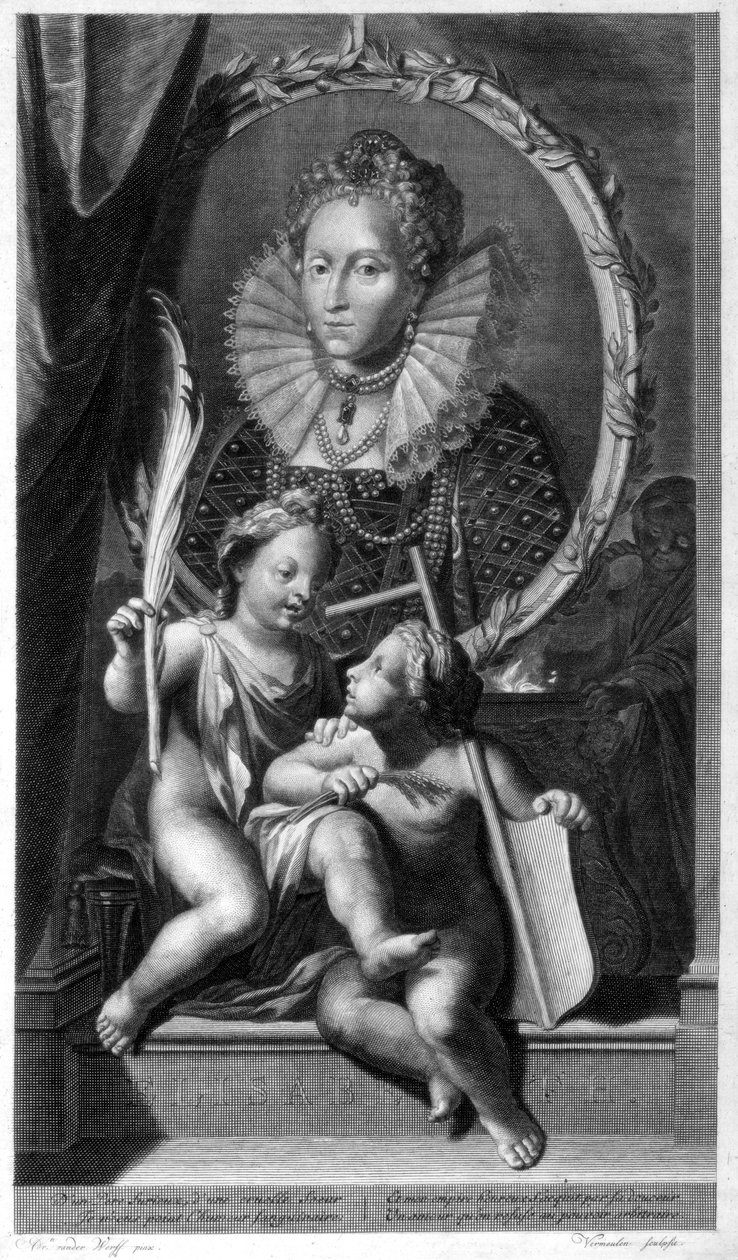 I. Erzsébet, Anglia és Írország királynője. alkotó: Cornelis Vermeulen