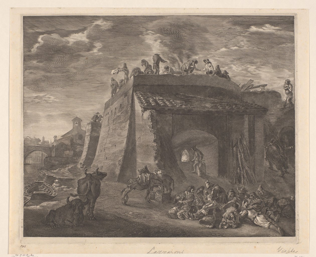 Grote kalkoven Chelations (sorozat címe) alkotó: Cornelis Visscher (II)