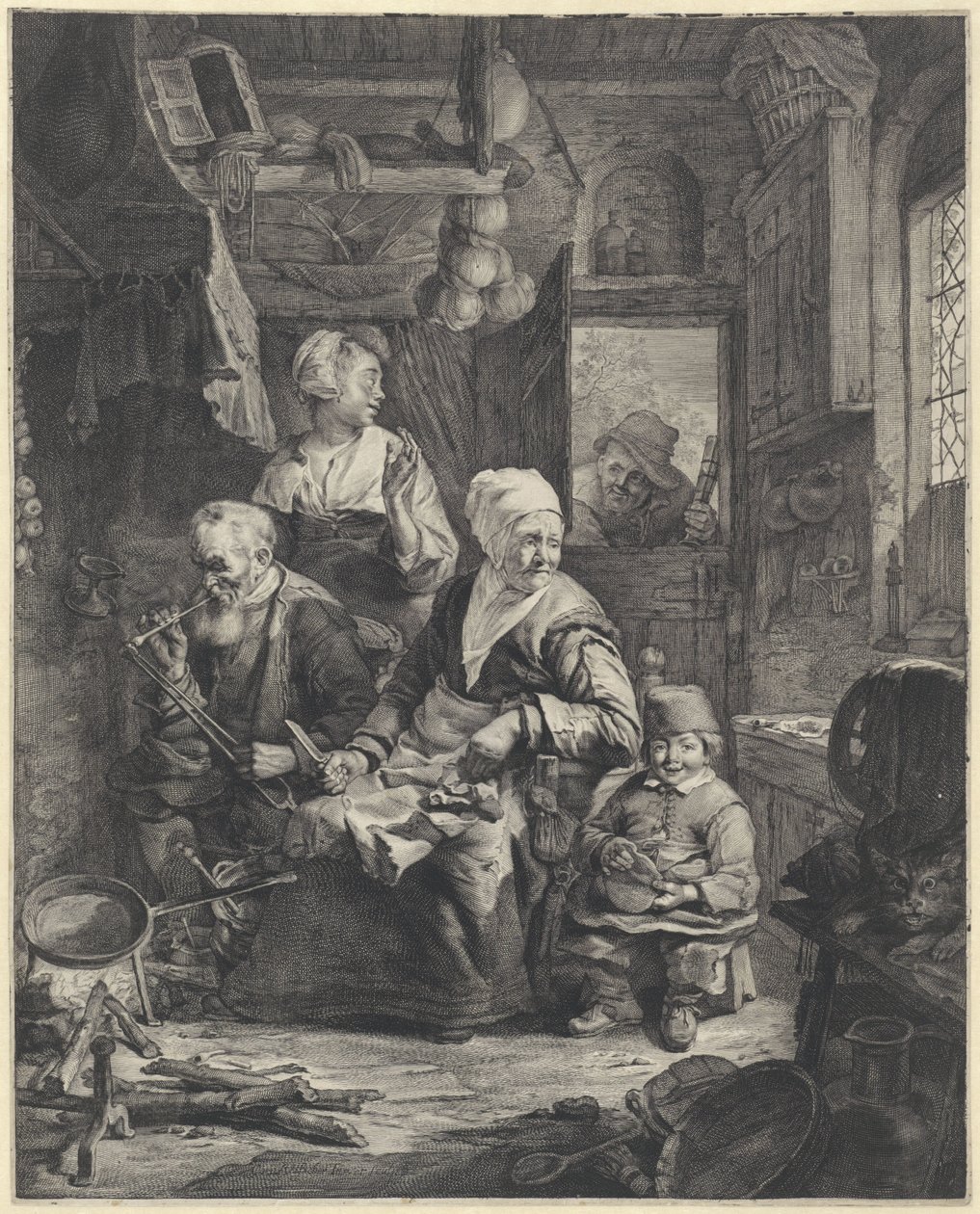 palacsintasütő alkotó: Cornelis Visscher (II)