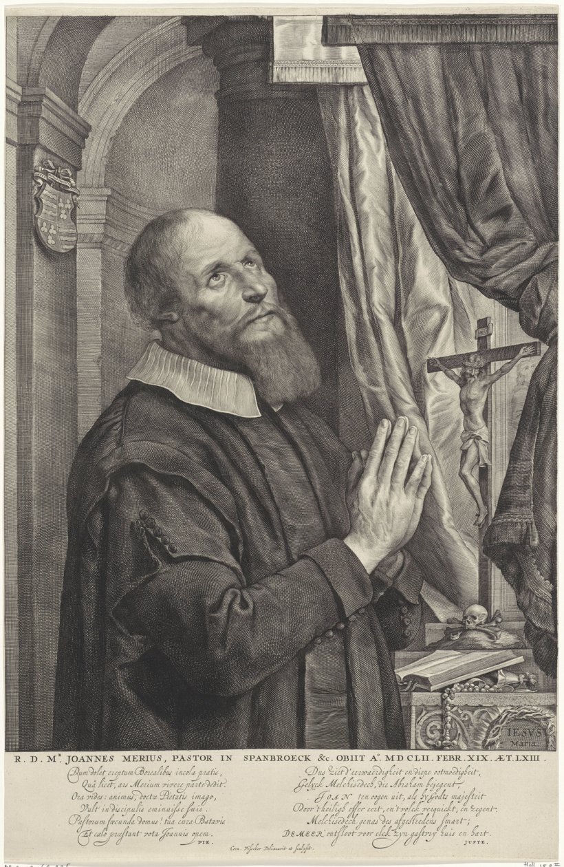 Joannes van der Meer portréja alkotó: Cornelis Visscher (II)