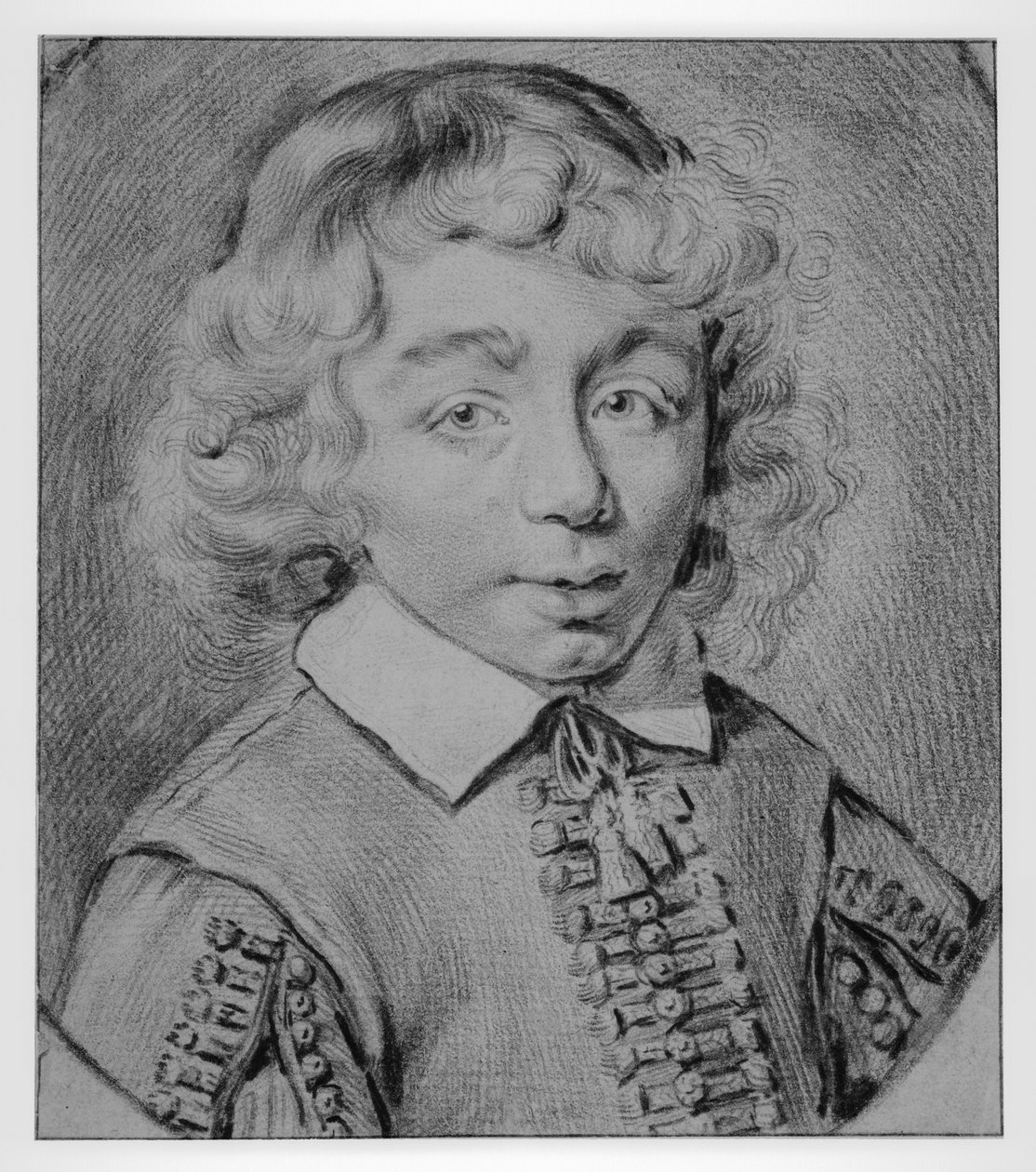 Egy fiú mellképe szemből alkotó: Cornelis Visscher